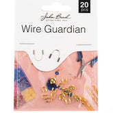 Wire Guardian 4*4mm 20pcs, John Bead, See Drop Down For Other Colours